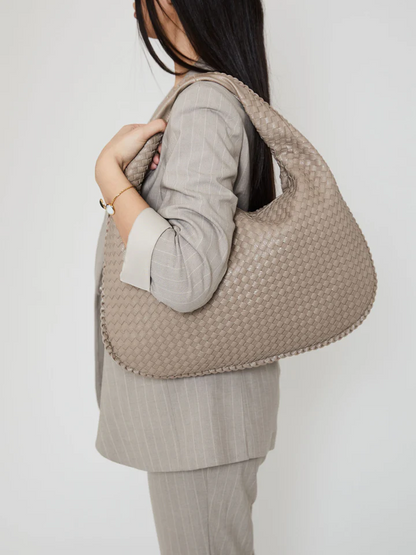 Lena™ | Gewoven Tote Handtasje