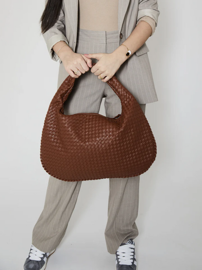 Lena™ | Gewoven Tote Handtasje