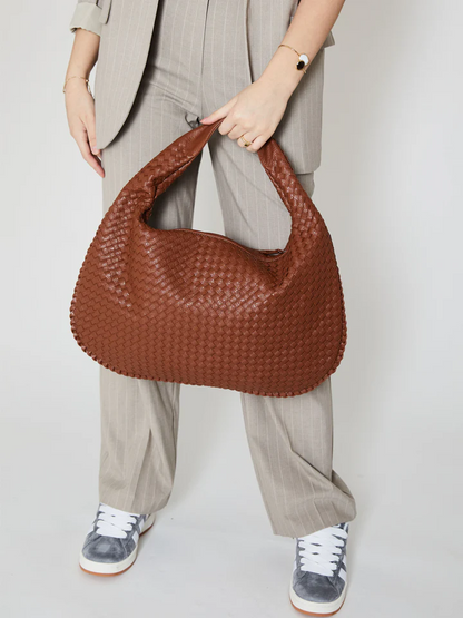 Lena™ | Gewoven Tote Handtasje