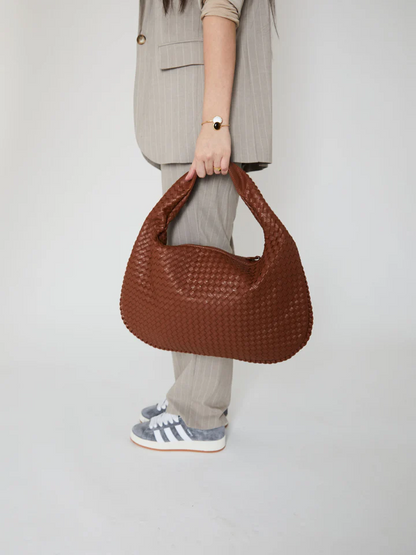 Lena™ | Gewoven Tote Handtasje