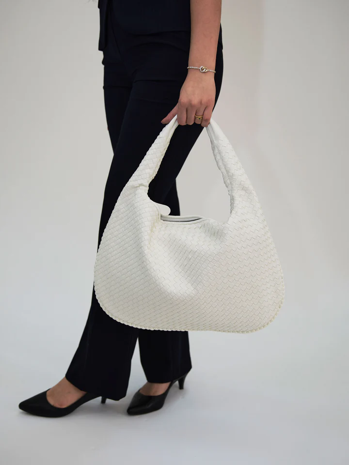 Lena™ | Gewoven Tote Handtasje