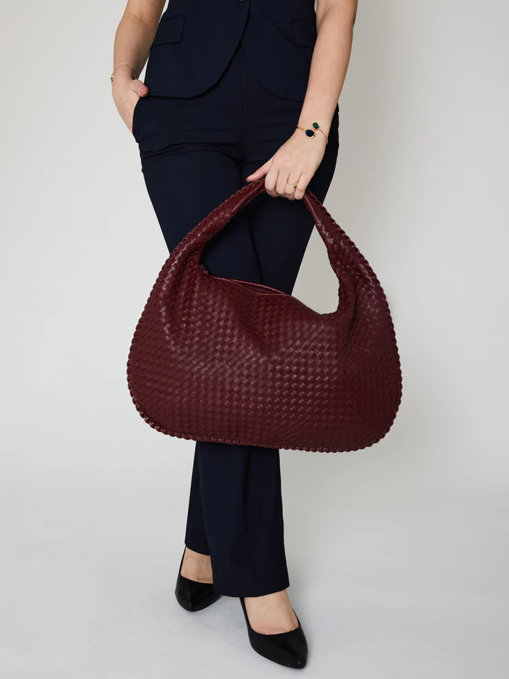 Lena™ | Gewoven Tote Handtasje